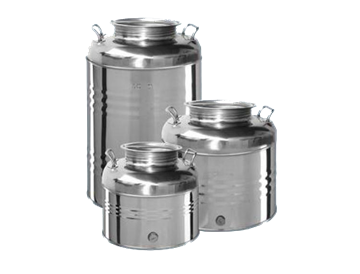 Picture of Bidoni contenitori in acciaio inox per olio OliVari 50 Lt.