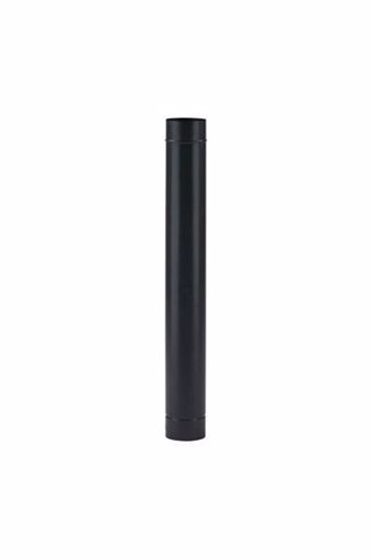 Immagine di Tubo Nero Opaco Ala Aeternum ø 10 cm H. 100 cm 