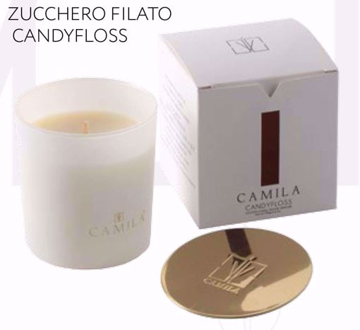 Immagine di CANDELA 200GR CANDYFLOSS DIAM.9 H9CM SAT.