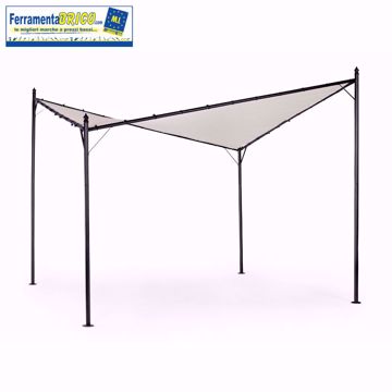 Immagine di Gazebo Gerba color Tortora 3,5x3,5