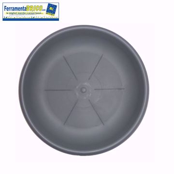 Immagine di SOTTOVASO DIAMETRO: 26 CM COLORE: GRIGIO