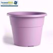 Immagine di VASO DIAMETRO 25 CM IN PLASTICA CIRCOLARE PER PIANTE COLORE: LAVANDA SERIE: HEDERA