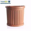 Immagine di VASO FIORIERA ROMA A MURO SEMICIRCOLARE CM 27X52X49H COLORE: TERRACOTTA