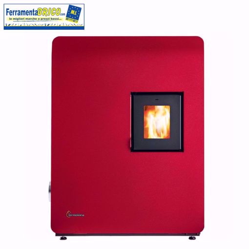 Immagine di Stufa a pellet Wave 8.0 Rosso