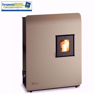 Immagine di Stufa a pellet Wave 8.0 Tortora