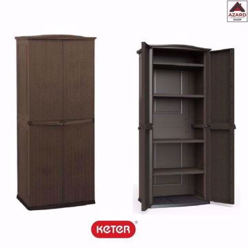 Immagine di ARMADIO  KETER TOP RATTAN BROWN H179