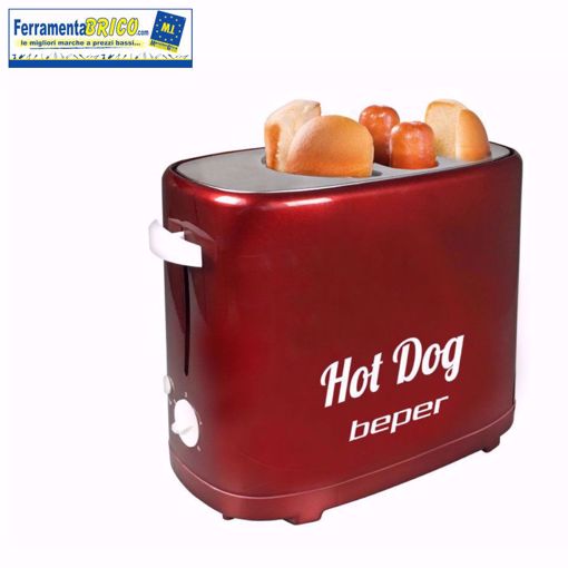 Immagine di Macchina, Hot dog, 750 W, Plastica, Rosso