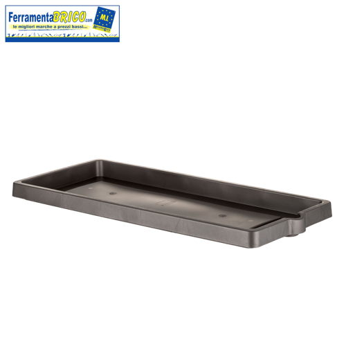 Immagine di SOTTOVASO FIORIERA EFFETTO LEGNO CM 100 COLORE: ANTRACITE