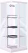 Immagine di GIMI Modular 3 Stendibiancheria da Pavimento, Stendino Verticale, a Torre, Spazio di Stenditura 30 m, con Ruote, Acciaio, 71 x 71 x 132 cm