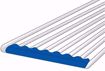 Picture of GIMI Dinamik 20 - Stendibiancheria da Pavimento Estensibile in Acciaio, Bianco/Blu, Spazio di stenditura 20 m