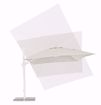 Immagine di OMBRELLONE BRACCIO 4X4 EDEN BIANCO NATURALE BIZZOTTO