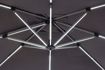 Immagine di OMBRELLONE INES BRACCIO 3X3 GRIGIO SCURO ANODIZZATO CON LED