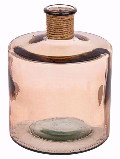 Picture of VASO VETRO ROSA ANTICO ROTANG H27,5