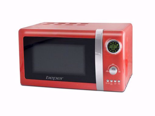 Immagine di Forno microonde 20L rosso RETRO'DIGITALE