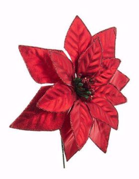 Immagine di PICK OLIMPIA POINSETTIA ROSSO H 15 CM