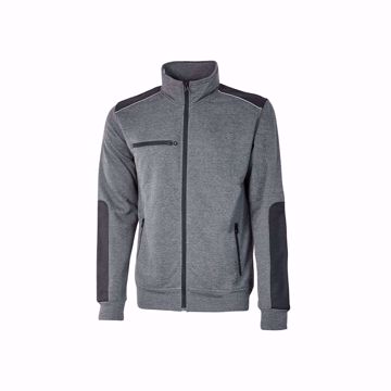 Picture of FELPA FULL ZIP FELPATA SNUG GREY METEORITE