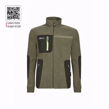 Picture of FELPA PILE CON ZIP VENUS BURNT OLIVE