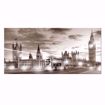 Immagine di Quadro Moderno London Black Shabby 31x66