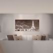 Immagine di Quadro Moderno EIFFEL BLACK 31X66