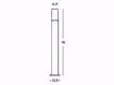 Picture of PALETTO H.70 CM. A STELO (STEM) IN ALLUMINIO ILLUMINAZIONE DA ESTERNO 561/16
