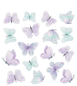 Immagine di Adesivo da parete Farfalle