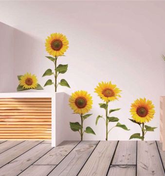 Immagine di Adesivo da parete Girasoli