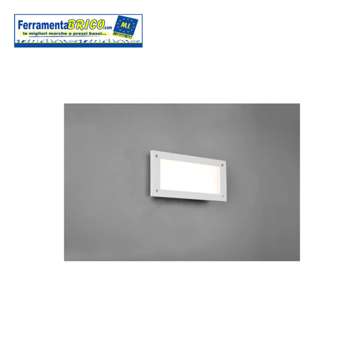 Immagine di TRIO KELLY APPLIQUE DA ESTERNO LED BIANCO OPACO 1-LUCE