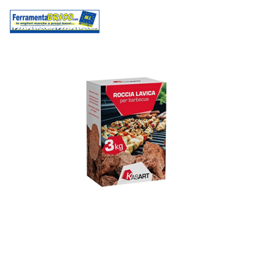 Picture of ROCCIA LAVICA PER BARBECUE E GRIGLIE 3 KG KASART