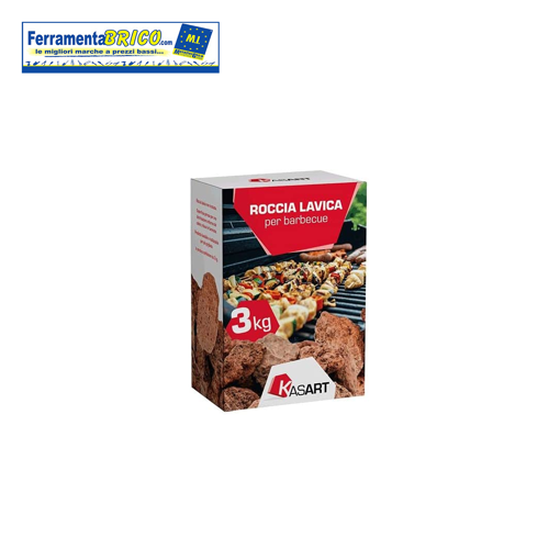 Picture of ROCCIA LAVICA PER BARBECUE E GRIGLIE 3 KG KASART