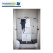 Immagine di GIMI Modular 3 Stendibiancheria da Pavimento, Stendino Verticale, a Torre, Spazio di Stenditura 30 m, con Ruote, Acciaio, 71 x 71 x 132 cm