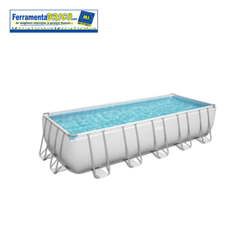 Immagine di PISCINA RETTANGOLARE DIM.640X274XH132 POWER STEEL BESTWAY 5611Z