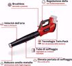 Immagine di SOFFIATORI PER FOGLIE A BATTERIA GP-LB 36/210 LI E-SOLO EINHELL