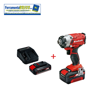 Immagine di AVVITATORE AD IMPULSI TE-CI 18/1 LI SOLO + STARTER KIT DA 2,5A EINHELL