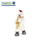 Immagine di ORSO STEVIE STAND BIANCO CON SASSOFONO H51