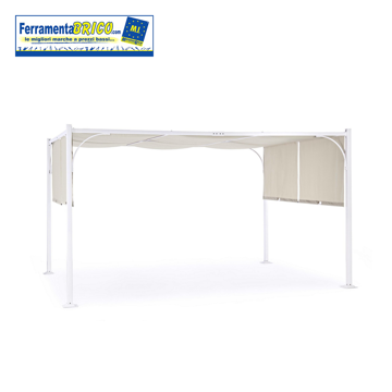 Immagine di GAZEBO SLIDE 3x4 BIANCO TORTORA BIZZOTTO