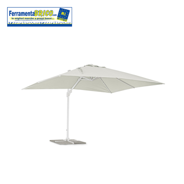 Immagine di OMBRELLONE BRACCIO 3X4 EDEN BIANCO NATURALE BIZZOTTO