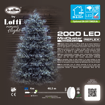 Immagine di MINICLUSTER Ø6CM NTL 2000 LED BIANCO FREDDO 4+40,5M IN BOBINA
