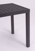 Picture of TAVOLO ALLUMINIO ANTRACITE HILDE 150x80 BIZZOTTO