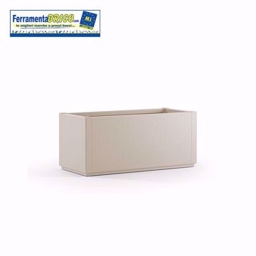 Immagine di FIORIERA ETHICA RETTANGOLARE GESSO STEFANPLAST