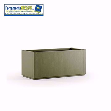 Immagine di FIORIERA ETHICA RETTANGOLARE VERDE STEFANPLAST