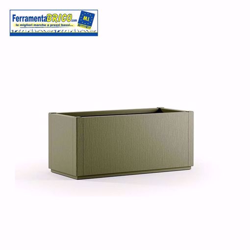 Immagine di FIORIERA ETHICA RETTANGOLARE VERDE STEFANPLAST