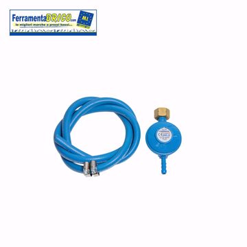 Immagine di KIT REGOLATORE CON TUBO E FASCETTE PER BARBECUE GAS CAMPINGAZ