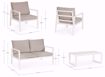Immagine di SET SALOTTO HILDE BIANCO LD30 BIZZOTTO